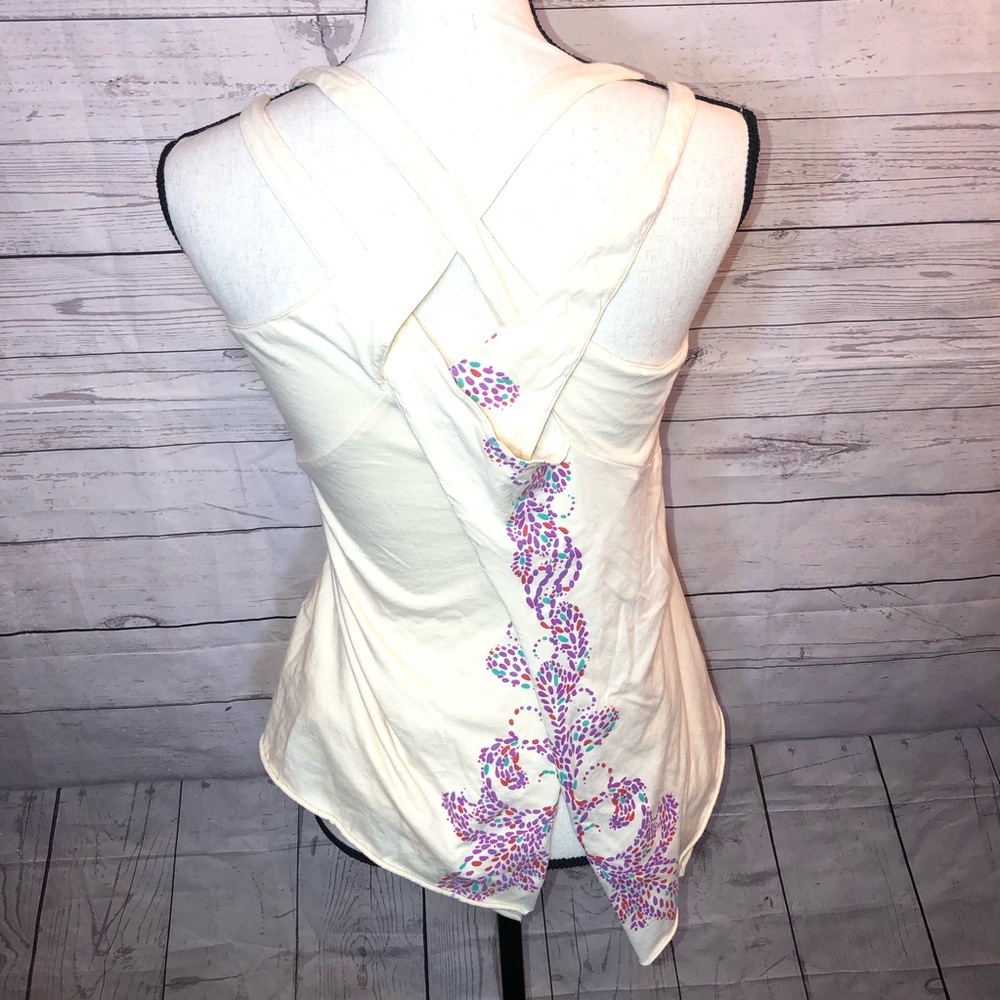 Lucy Small Cotton Cross Cross Back Tanktop